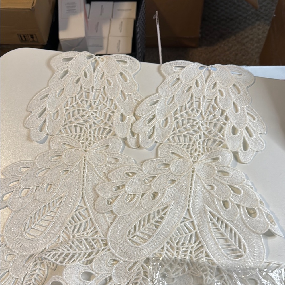 Source Unknown White Lace Accessory